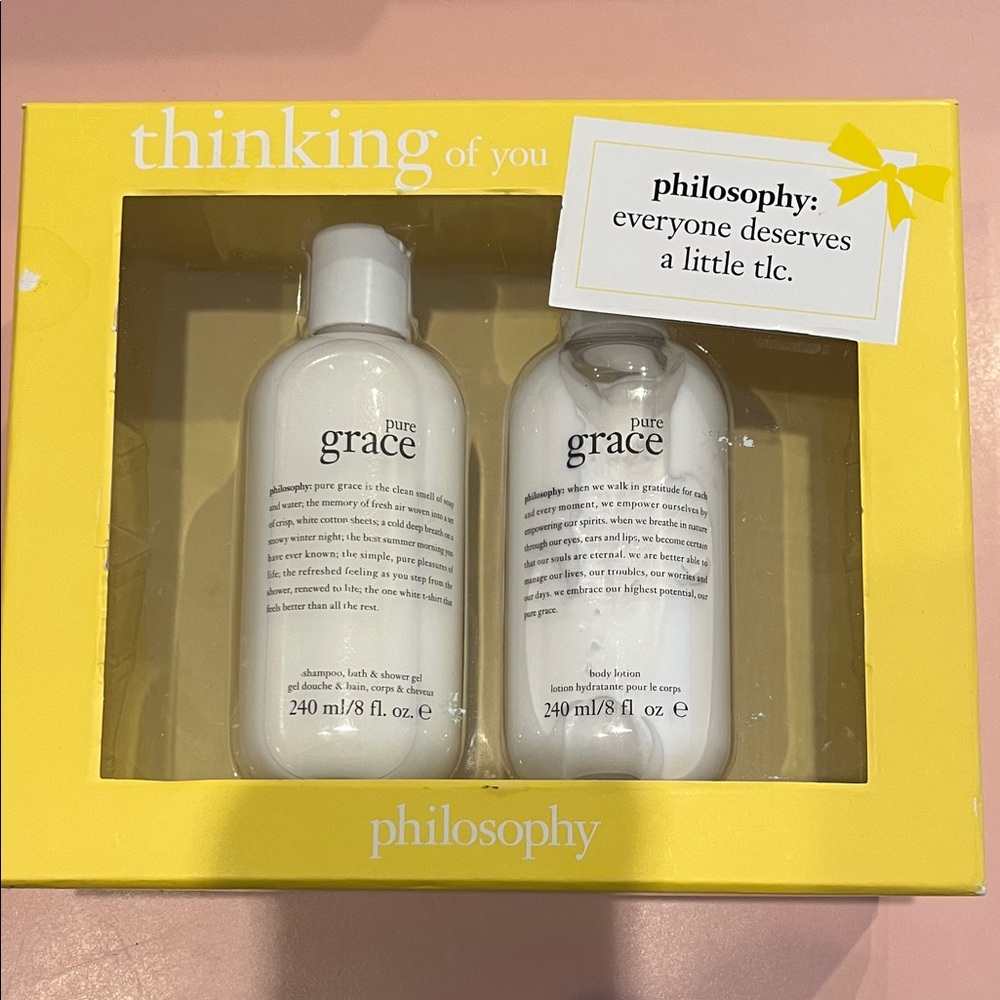 Philosophy Pure Grace Bath & Body Gift Set - 8 oz each